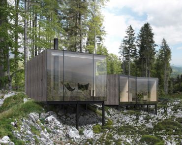 Autonómne drevené chatky EcoCabins, Králiky